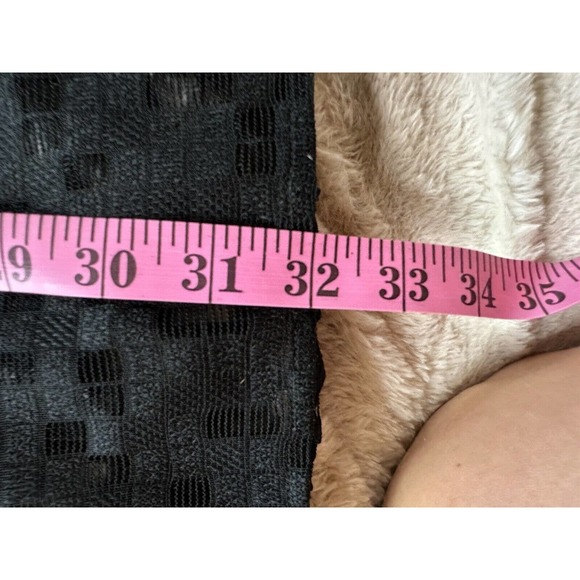 Armani Exchange Double Layered Semi See Through Maxi Skirt Sz 10 EUC Black - Picture 6 of 8